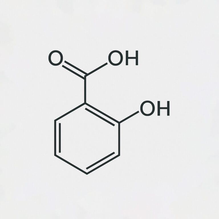 살리신산 화학구조