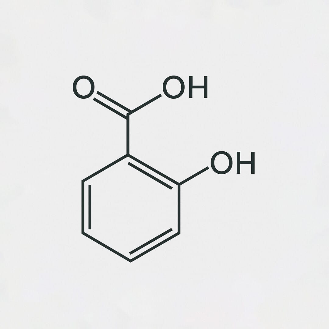 살리신산 화학구조